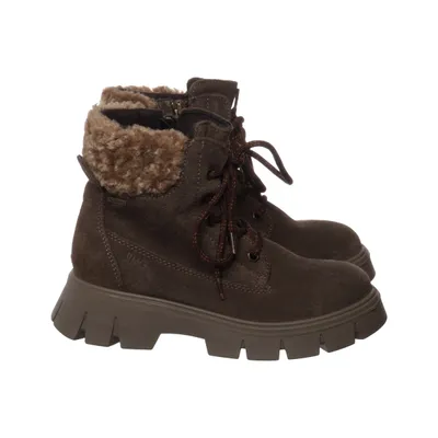 Laced boots (Gray) from Primigi Leather