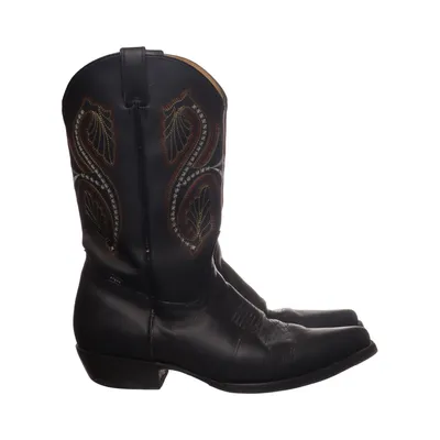 Cowboyboots (Svart, Flerfärgad) från Stars & Stripes Skinn