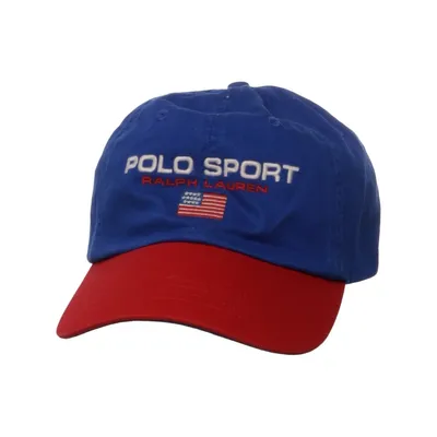 Baseball cap (Blue, Red) from Polo Sport Ralph Lauren Cotton
