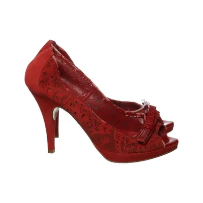 High heel sandals (Red) from Alisha Leather