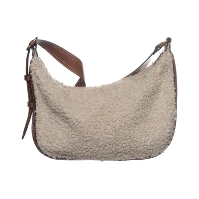Shoulder-bag (Beige, Brown) from Zara Polyurethane