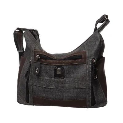 Shoulder-bag (Gray, Brown) from Charm & Shape