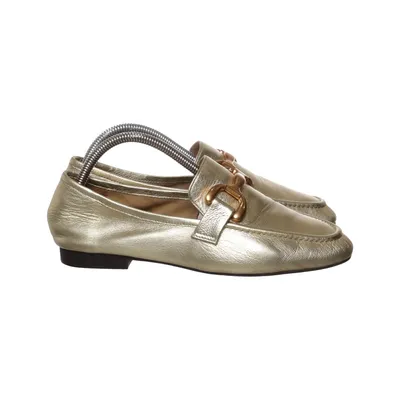 Loafers (Gold) from Bibi Lou Leather