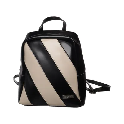 Rugzak (Zwart, Beige) van Cosmopolitan Polyester, Polyurethaan
