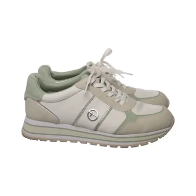 Sneakers (White, Green, Multicolored) from Tamaris