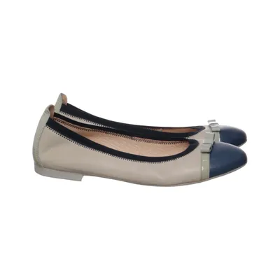 Ballet flats (Beige, Blue) from Hispanitas Leather