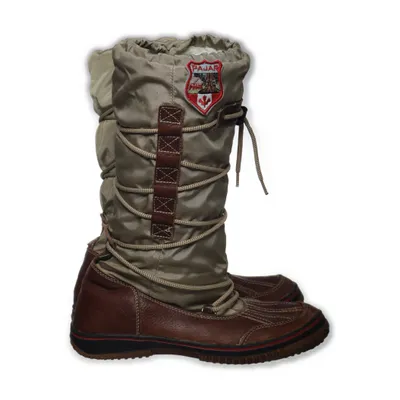 Boots (Beige, Brown) from Pajar Elastane, Leather