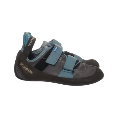 Climbing shoes (Blue, Gray, Black) from Scarpa Leather