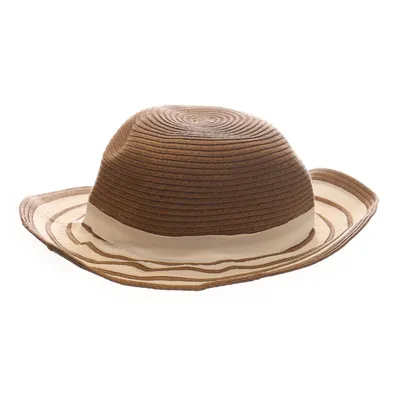 Chapeau de soleil (Marron, Blanc) Polyester