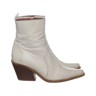 Cowboyboots (Vit, Brun) från Manfield