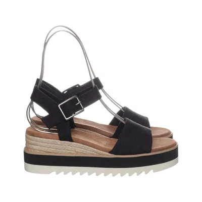 Keilschuhe (Schwarz) von Toms