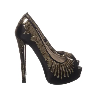 Pumps (Black, Gold) from Jumex