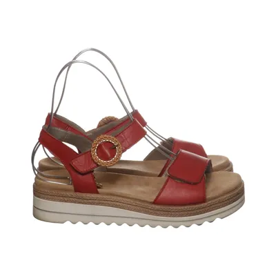 Sandaler (Rød) fra Remonte Læder, Ruskind