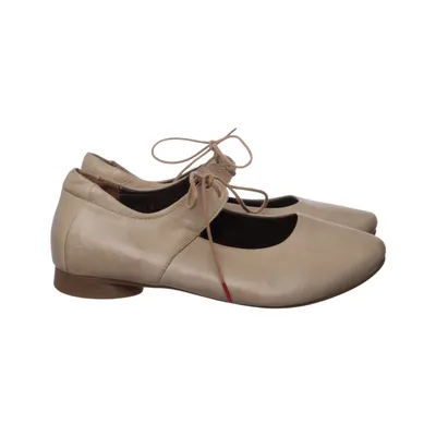 Ballerinasko (Beige) fra Think! Læder