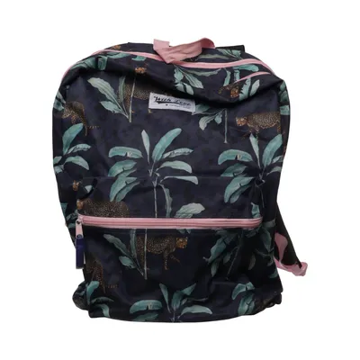 Backpack (Blue, Multicolored) from With Love Polyester