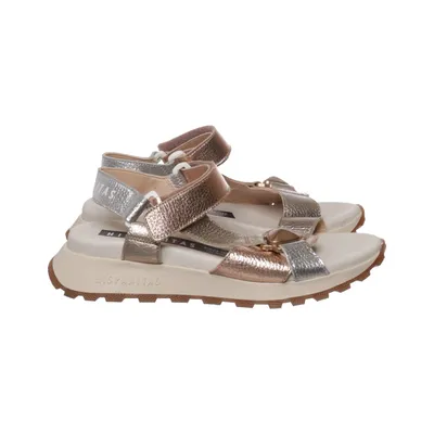 Sandals (Gold, Silver, Multicolored) from Hispanitas