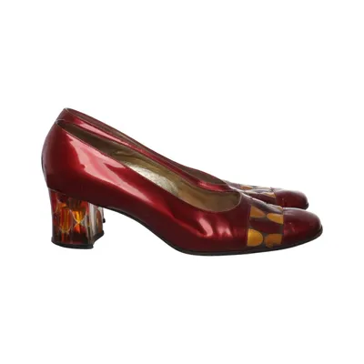 Pumps (Red, Yellow, Multicolored) from Sauro Leather