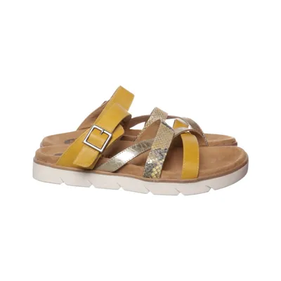 Sandals (Yellow, Silver, Multicolored) from Bama