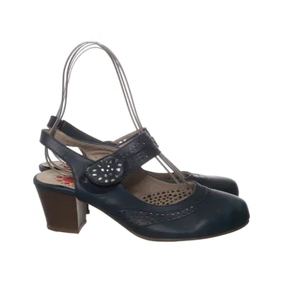 High heel sandals (Blue) from Relife Leather