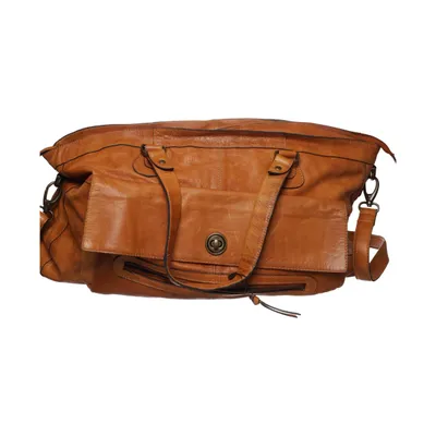 Weekendtas (Bruin) van Pieces Leer