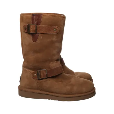 Boots (Brown) from UGG Leather, Wool