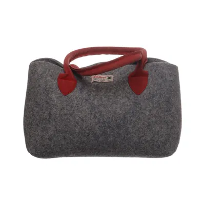 Handbag (Gray, Red, White) from Adelheid