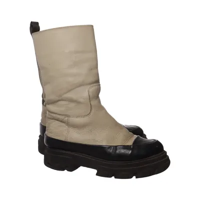 Boots (Beige, Black) from Ganni
