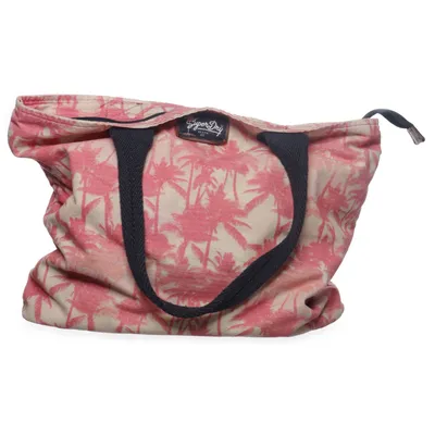 Sac de plage (Rose, Blanc, Noir) de Superdry Coton