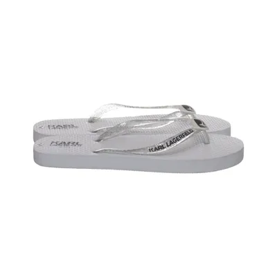 Flip-flops (White, Silver) from Karl Lagerfeld Kids