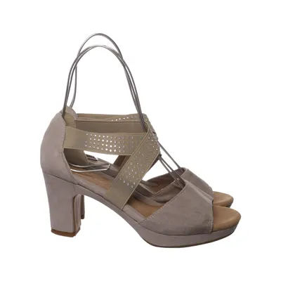 Sandales à talons hauts (Gris) de Jane Klain Cuir