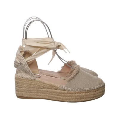 Chaussure compensées (Beige) de Macarena