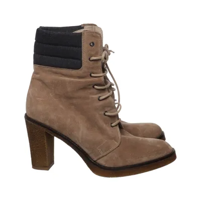 Heeled boots (Beige) from Weekend MaxMara Leather