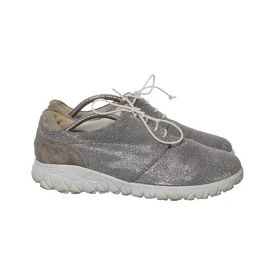 Sneakers (Zilver) van Waldläufer Leer