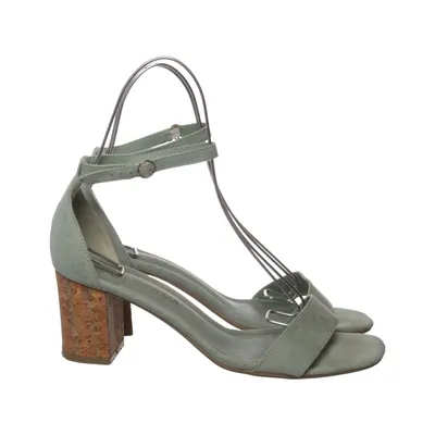 High heel sandals (Green) from Sprox Leather