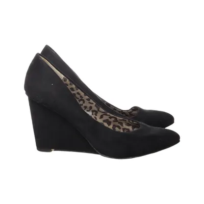 Wedges (Black) from La Strada Faux suede