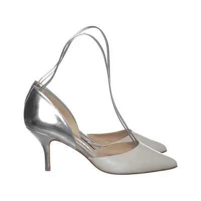 Pumps (Silver, White) from Paco Gil Leather