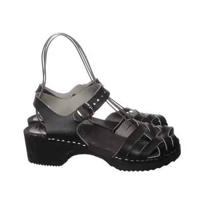 Clogs (Black) from Swedish Clogs Leather