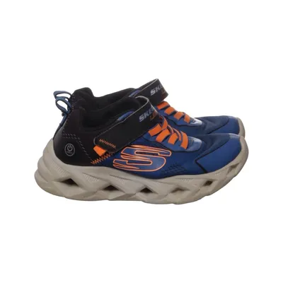 LED sneakers (Blauw, Zwart, Oranje) van Skechers Polyurethaan