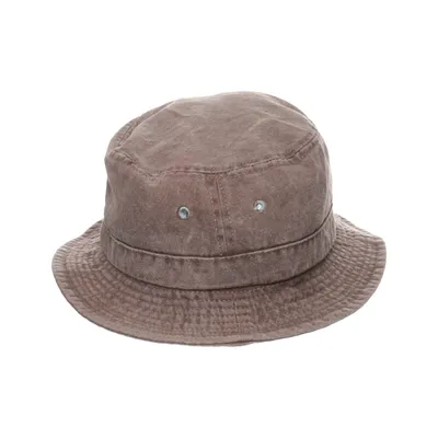 Bucket hat (Bruin) van Haggar Katoen