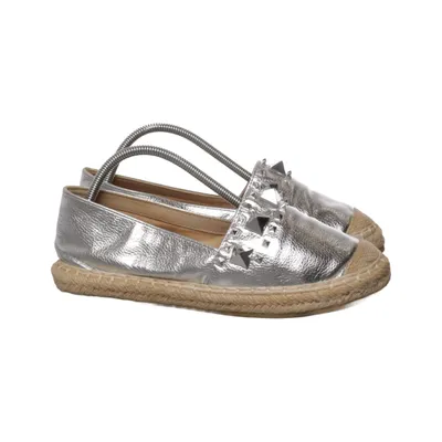 Espadrilles (Silver) from Forever Folie Leather