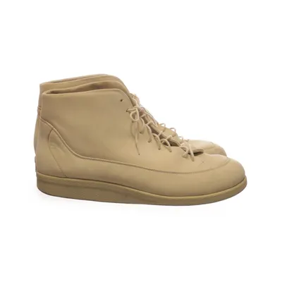 Laced boots (Beige) from Bär Leather