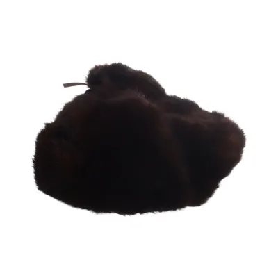 Bonnet en fourrure (Marron) de Golden Leaf