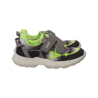 Trainingsschoenen (Zwart, Grijs, Groen) van Superfit Leer