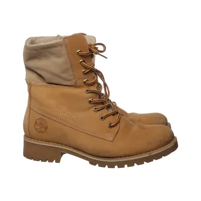 Laced boots (Beige) from Tamaris Active Leather, Polyester