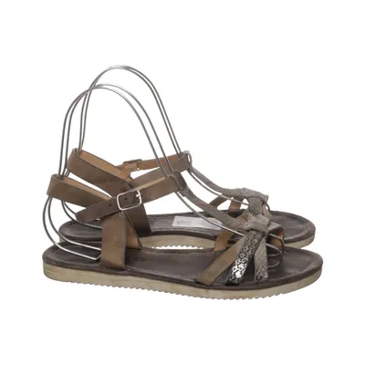 Sandales (Beige, Argent) de Studio London
