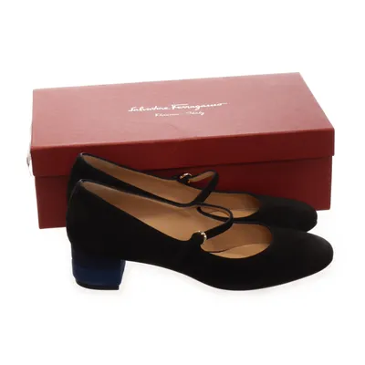 Pumps (Svart, Blå) från Salvatore Ferragamo Mocka