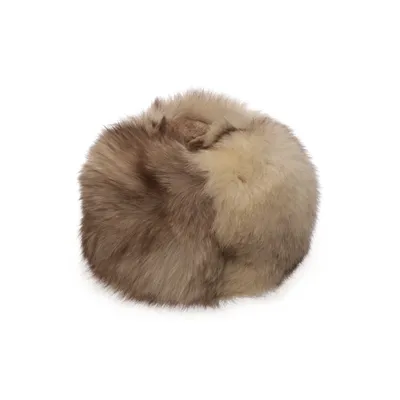 Fur hat (Gray, White)