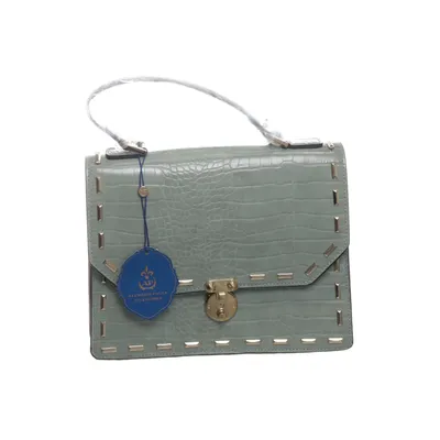 Handväska (Grön) från Alfredo Pauly Polyester, Polyuretan