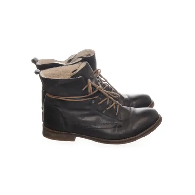 Bottes à lacets (Noir) de Landrover Laine, Cuir