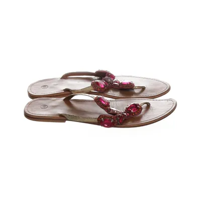 Teenslippers (Bruin, Roze, Meerkleurig) Leer